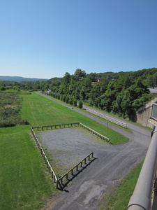 Appalachian Trail Southwest view from Mountain Road Bridge