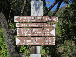 Appalachian Trail George W. Outerbridge Shelter 0.7 miles